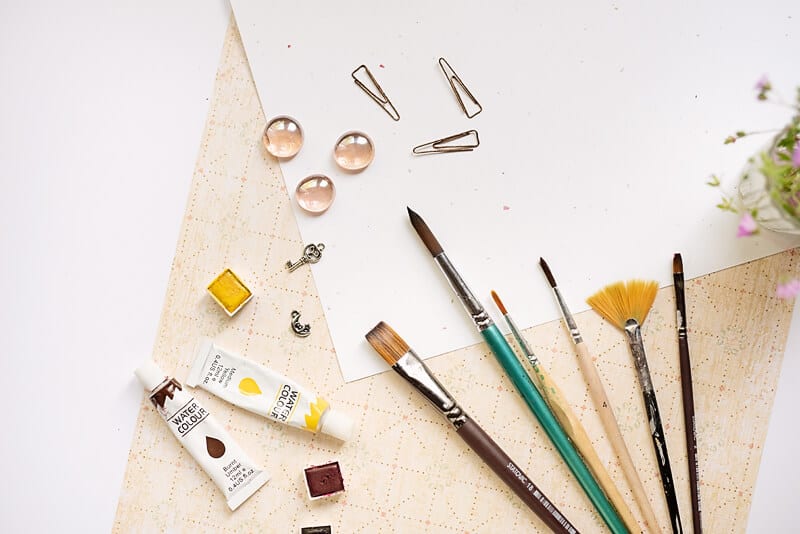 acrylic painting tools brushes