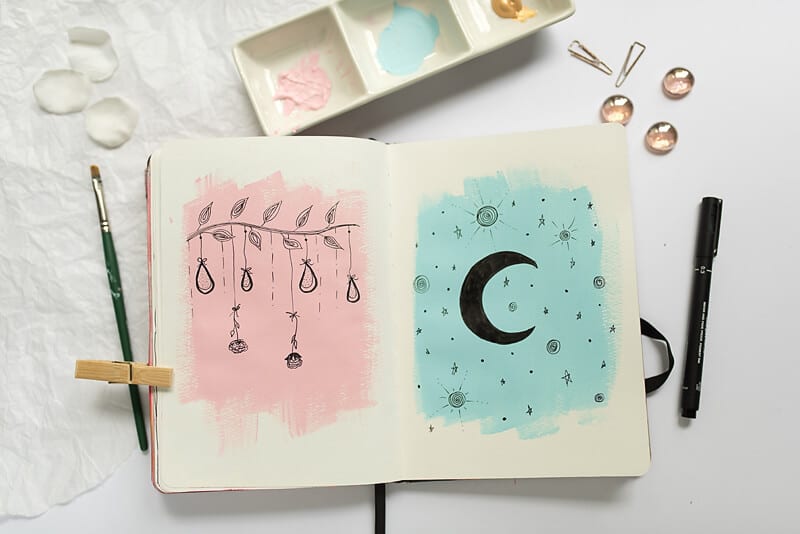 How to Start an Art Journal Page: 7 Easy Ideas For Beginners