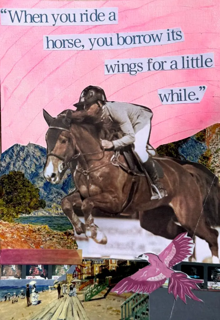 art journal page beginner