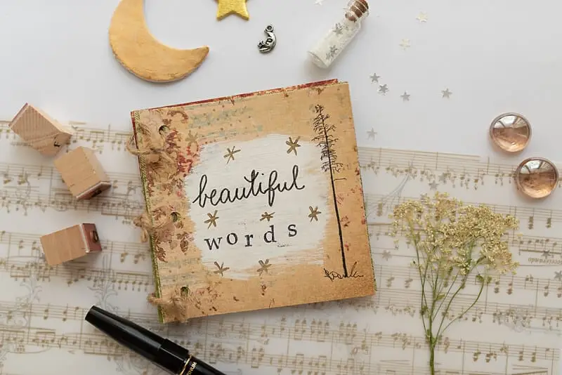 small handmade art journal