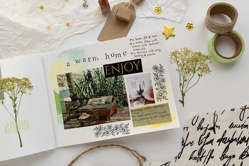 vision board art journal