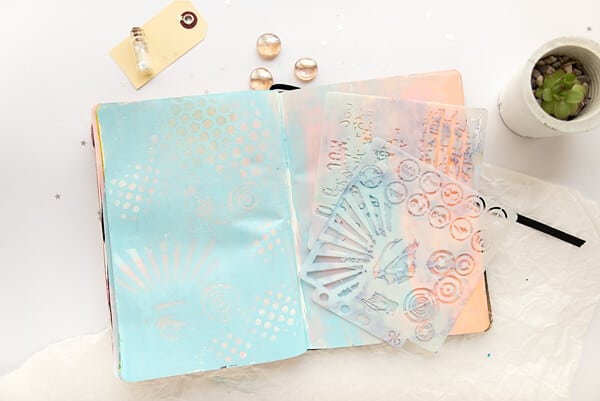 How to Create Acrylic Backgrounds in Your Art Journal. Easy Ideas for  Beginners - Artful Haven