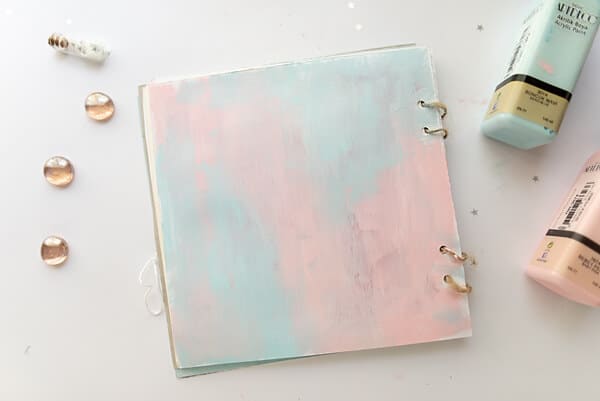 Easy Acrylic Background ideas For Art Journaling Great For