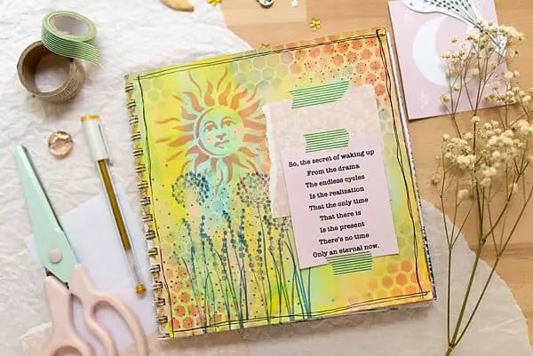 lyrics art journal