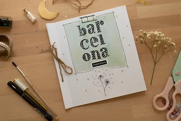 travel art journal cover