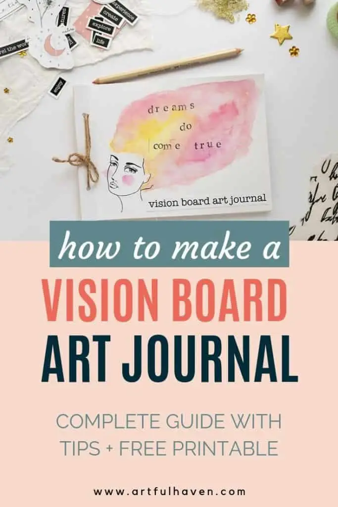 HOW TO MAKE A VISION BOARD ART JOURNAL