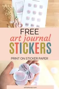 art journaling printable stickers