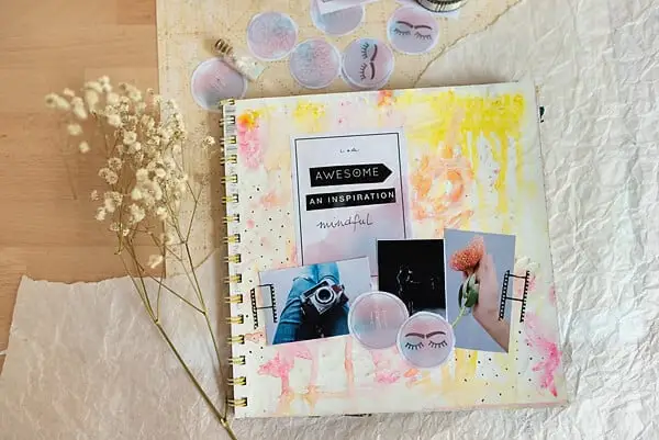 collage art journal page