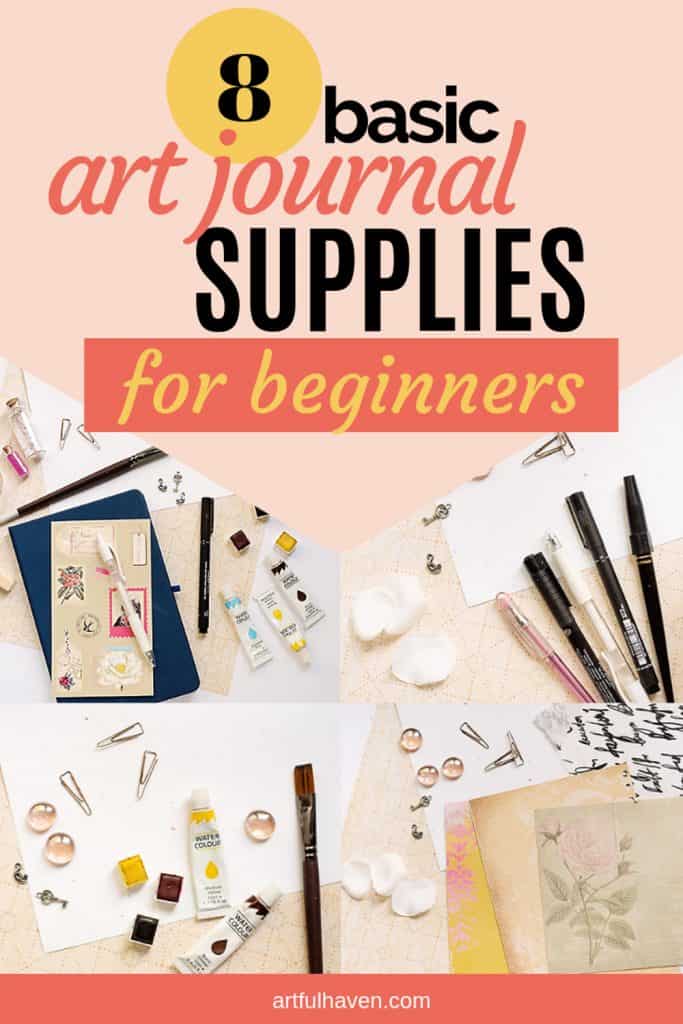 art journal supplies for beginners