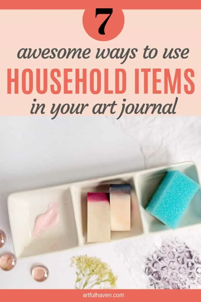 household items for art journaling