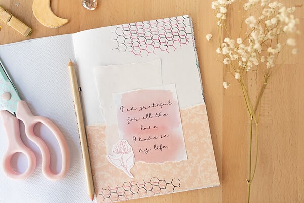 gratitude journal prompt for love