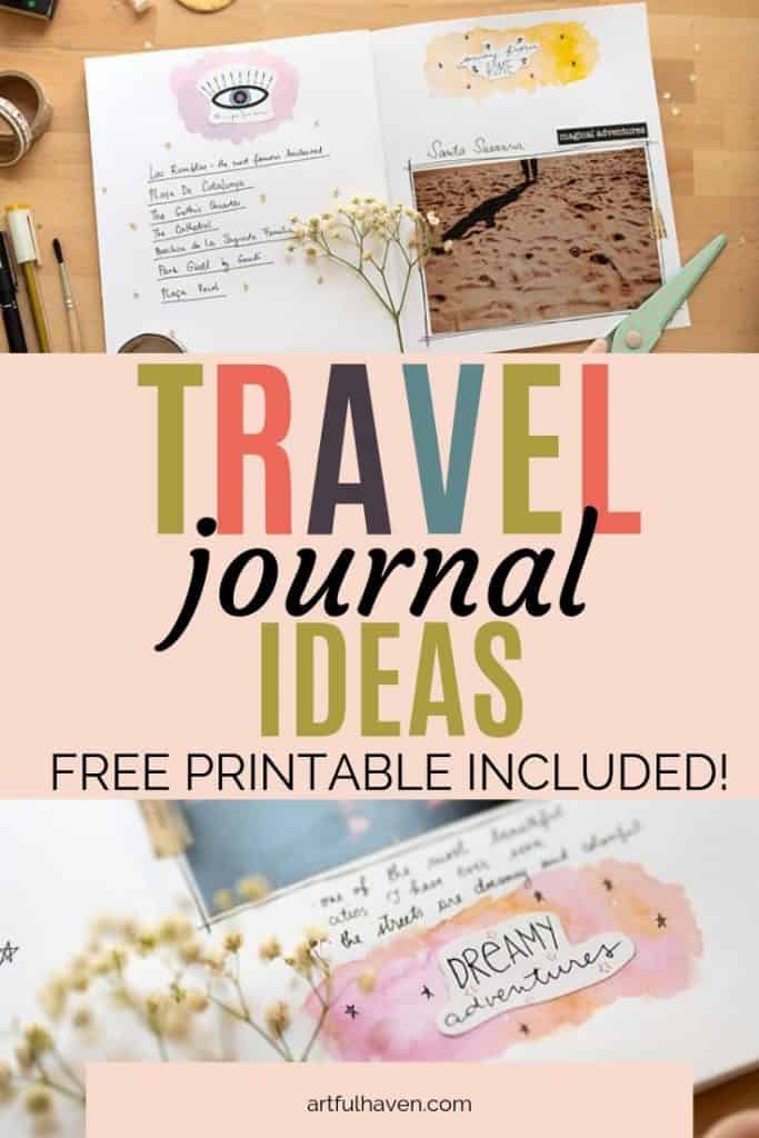 art journal travel notebook