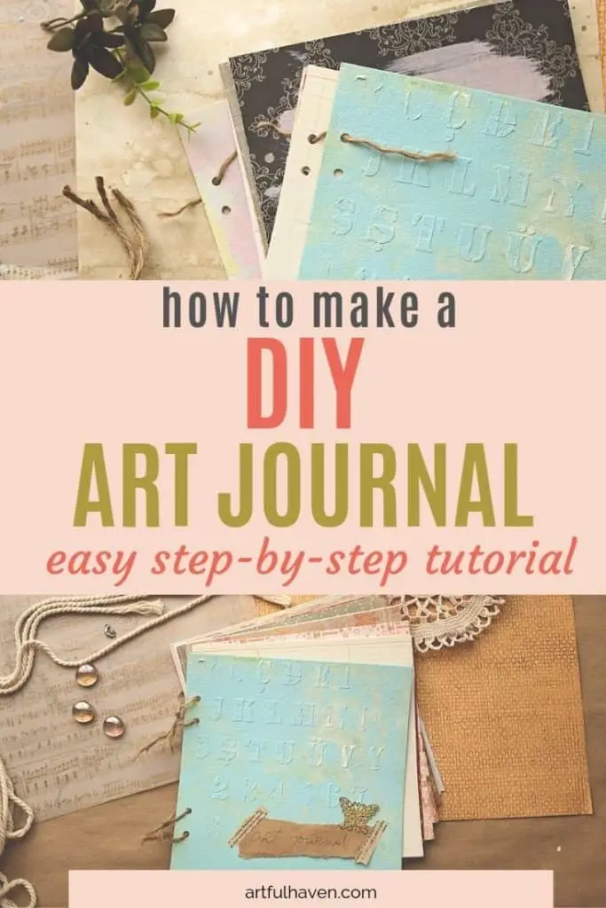 how to make a diy art journal