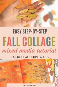 FALL COLLAGE MIXED MEDIA TUTORIAL