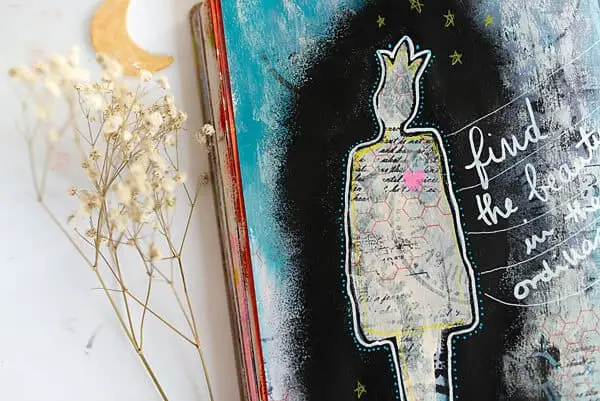 free printable stencil for mixed media