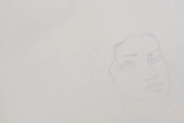 GESSO TEXTURE ON PAPER WITH A BRUSH