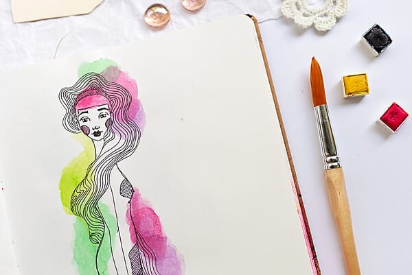 How to Combine Drawing and Writing into Deeply Personal Art Journals