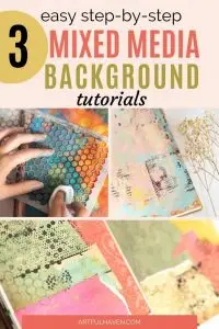 mixed media art journal tutorials