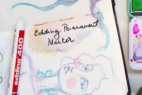 waterproof black marker for art journaling