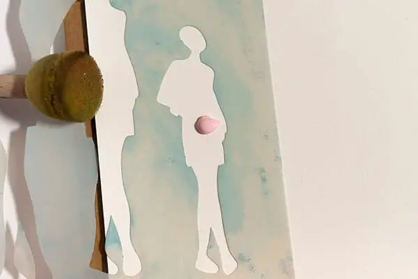 acrylic painting ideas using stencils