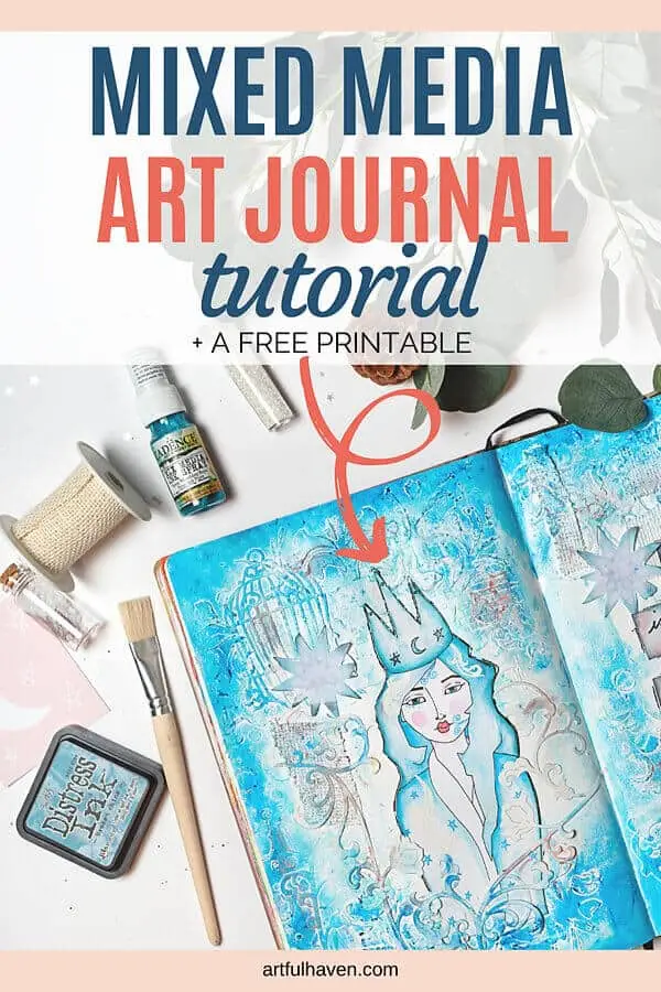 mixed media art journaling