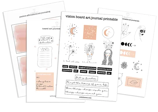 free art journal printables