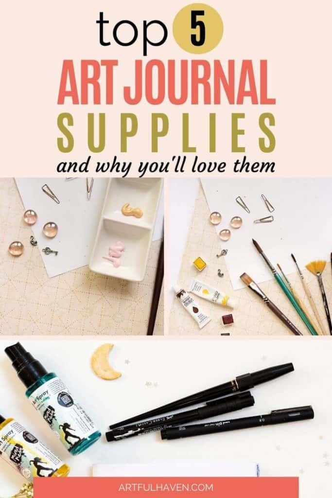 art journal supplies