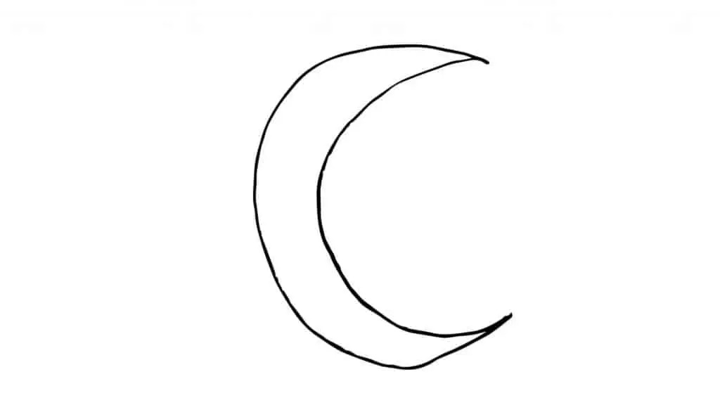 EASY THINGS TO DRAW-MOON