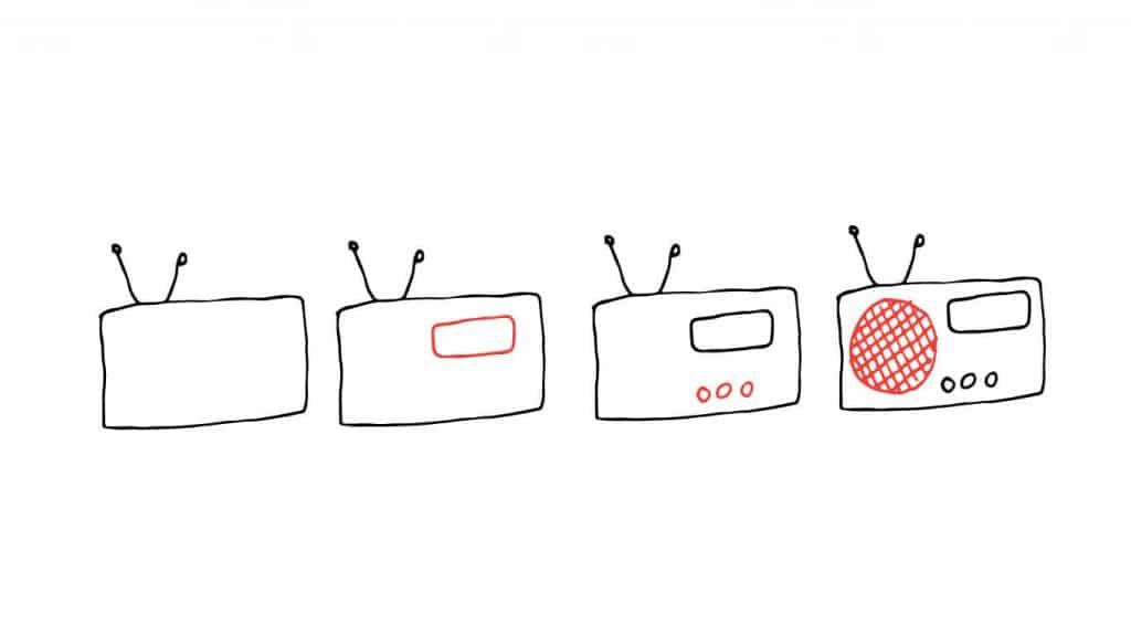 Radio Drawing Easy - Radio Clipart - 4831x4138 PNG Download - PNGkit