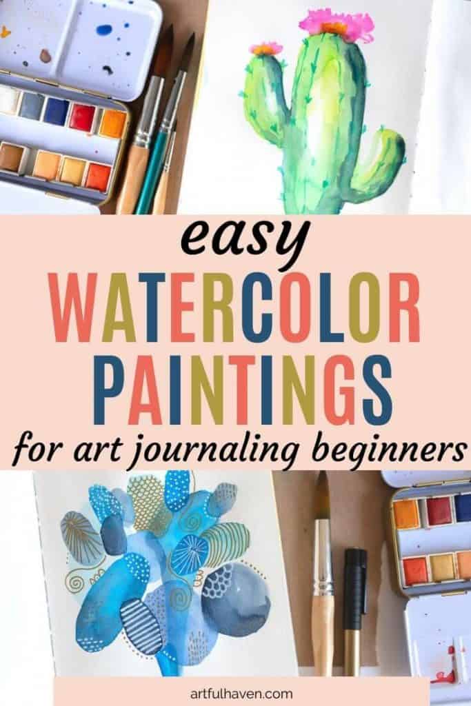 easy watercolor paintings for beginners