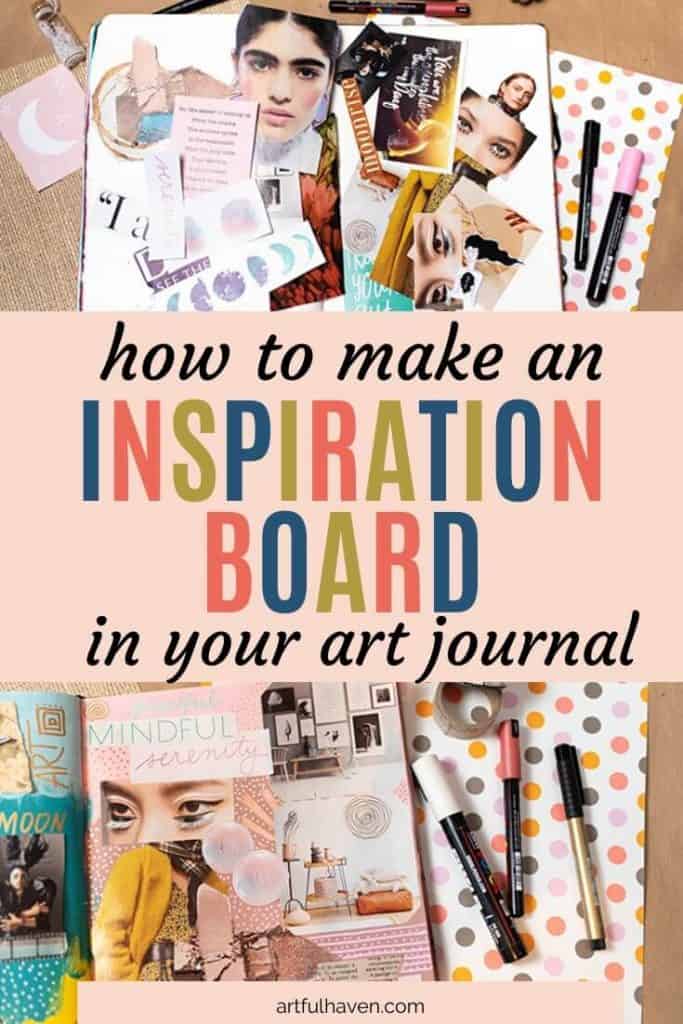 inspiration board art journal