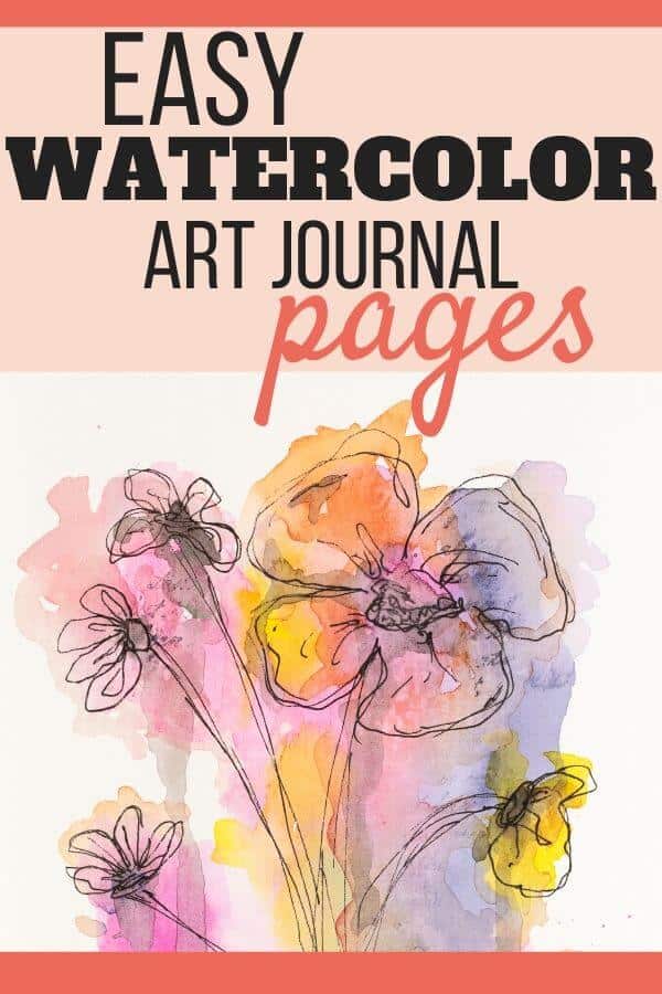 Easy Watercolor Art Journal Pages You Can Do in 20 Mins or Less ...