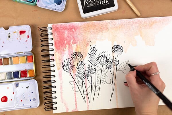 Choosing Ink and Pens for Watercolor: Guide For Beginners