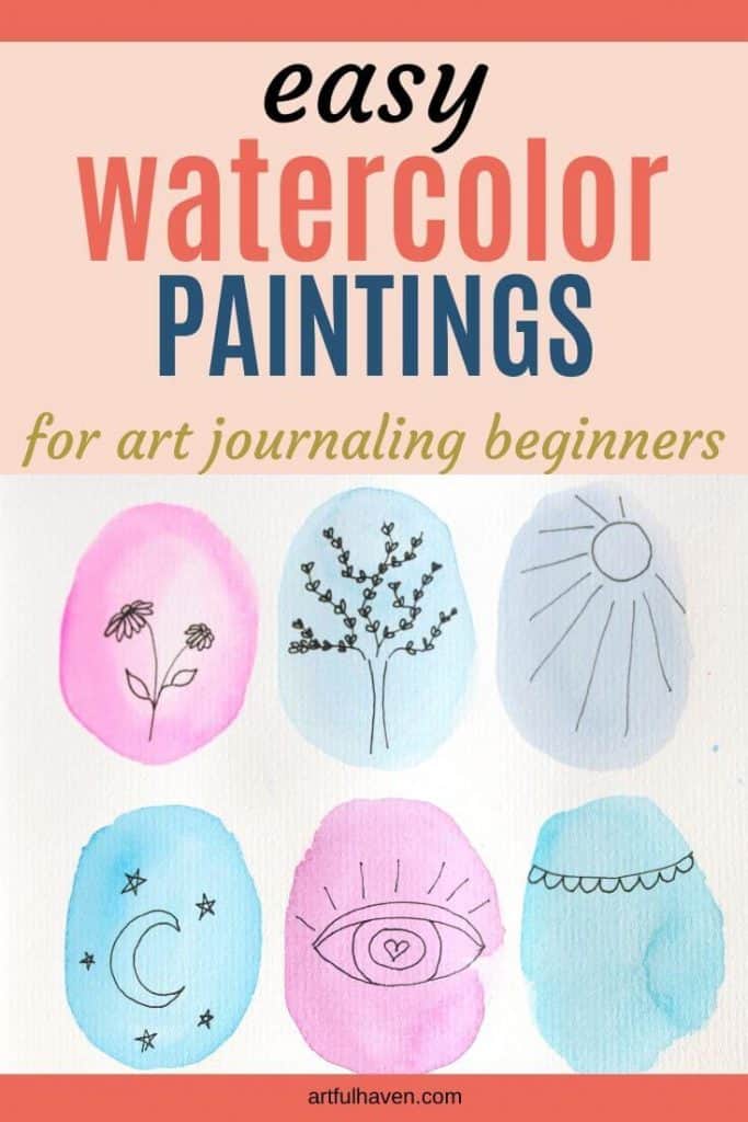 easy watercolor paintings for beginners