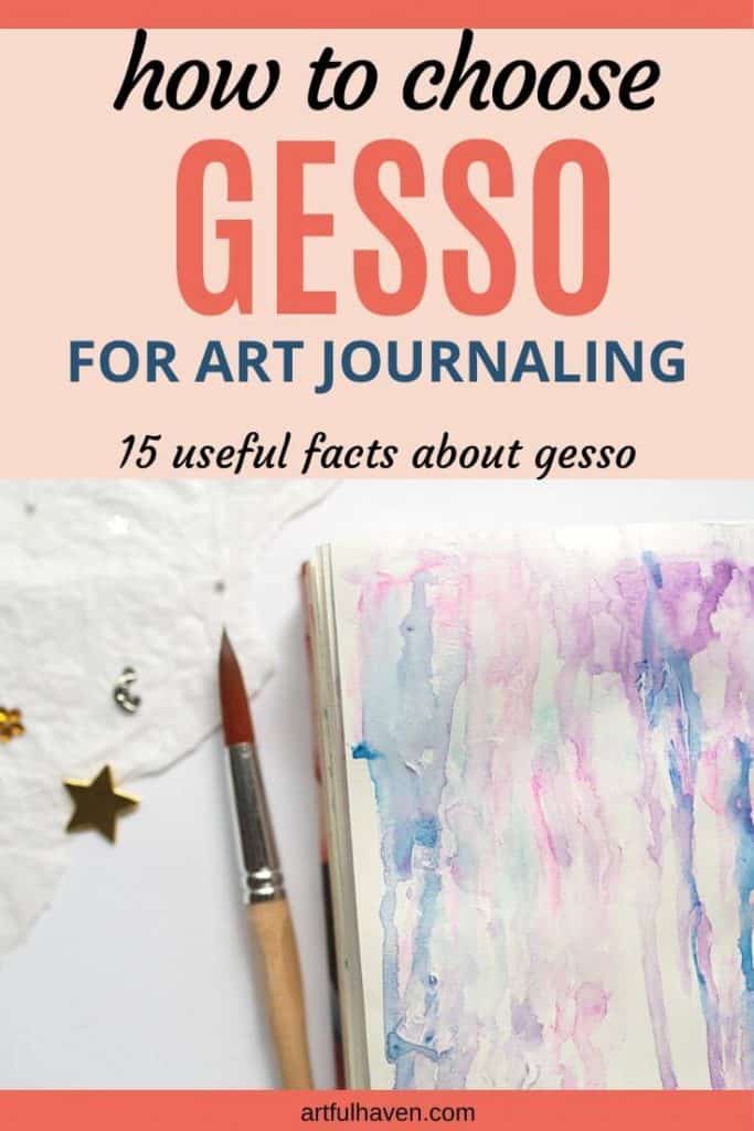 gesso for art journaling