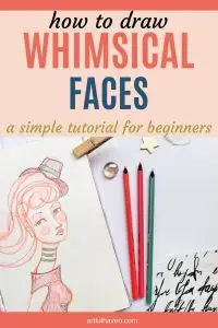 how to draw female faces whimsical