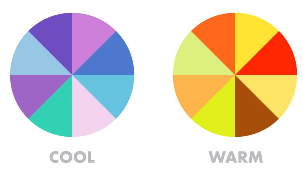 cool vs warm colors wheel