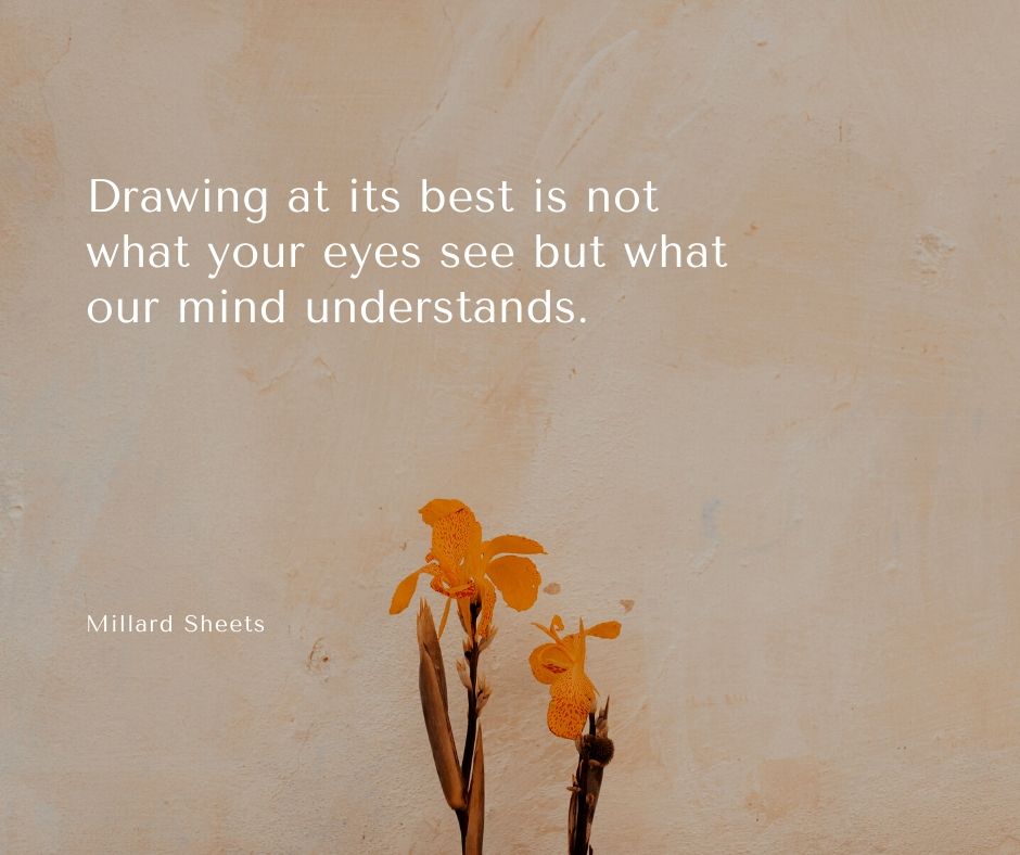 drawing quote by millard sheets