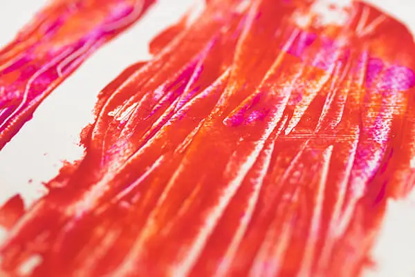 lines in acrylic paint