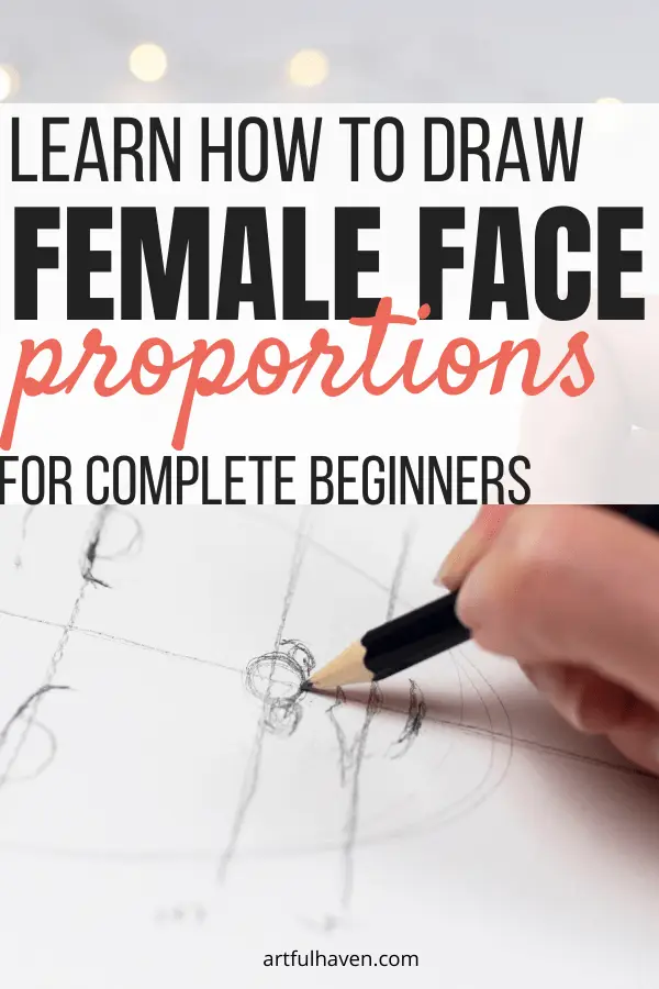 hand drawing face proportions