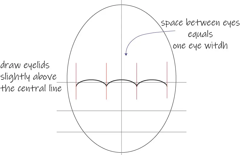 drawing eyes proportionally