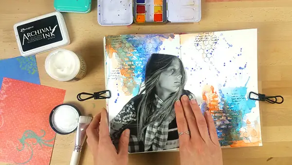 step 7 glue the image