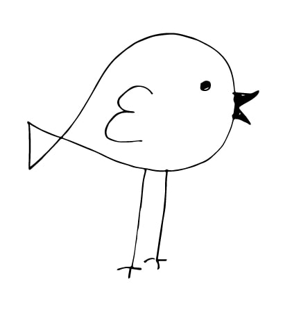 Simple Drawings - Cute Parrot Drawing for Kids - Step by... | Facebook