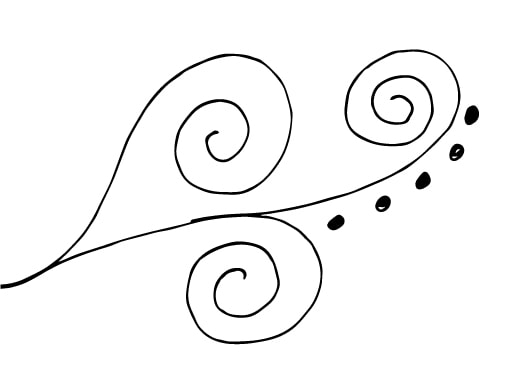 cool swirly designs to draw