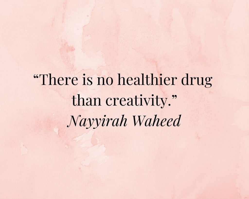 quote on creativity by nayyirah waheed