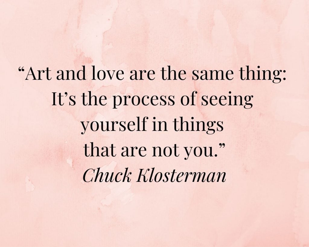 art quote by chuck klosterman