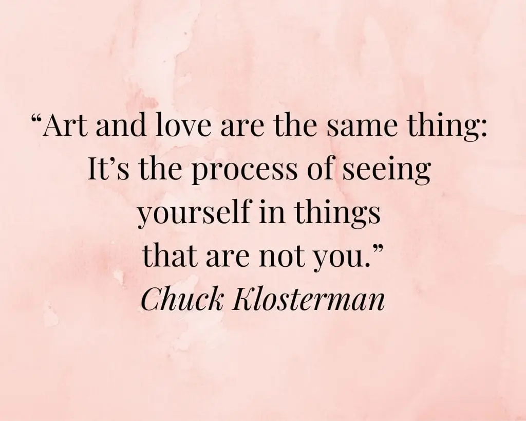 art quote by chuck klosterman
