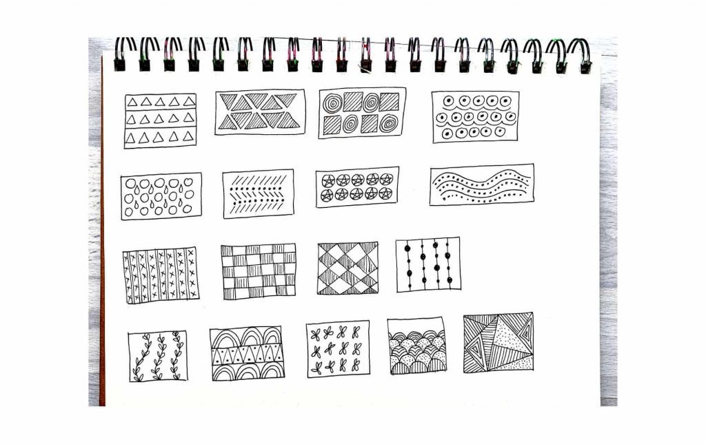 easy pattern artwork