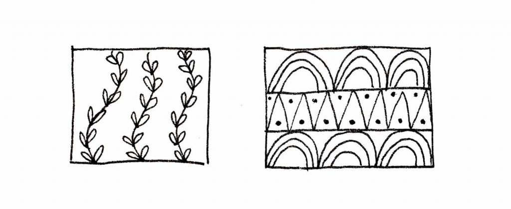 pretty patterns to draw simple