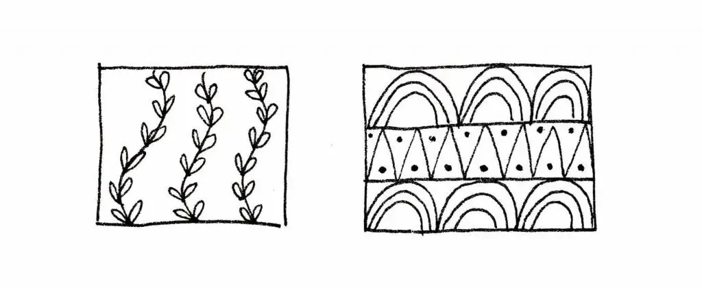 cool patterns with plants